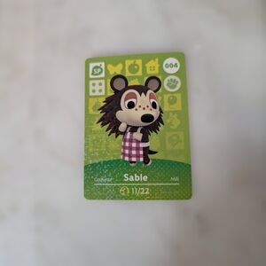 Nintendo Amiibo Card with Colorful Icons